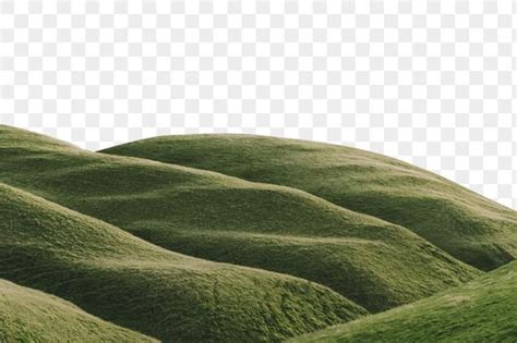 Green Hill Background PNG Image .